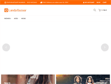 Tablet Screenshot of landabazaar.com